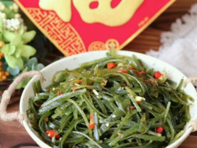 凉拌海带丝的做法-家常味拌菜谱
