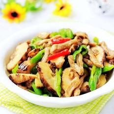 花菇炒肉的做法-家常味炒菜谱