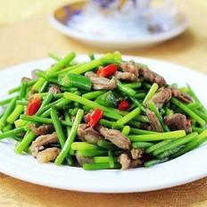 蒜薹炒羊肉的做法-家常味炒菜谱