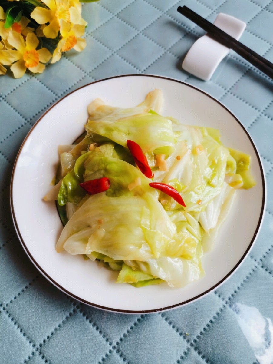 手撕包菜的做法-甜味炒菜谱