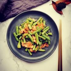 豆角炒肉的做法-咸鲜味炒菜谱