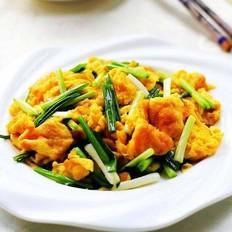 香葱炒鸡蛋的做法-家常味炒菜谱
