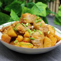 红烧肉炖土豆的做法-酱香味烧菜谱