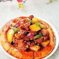 馕包大盘鸡的做法-家常味烧菜谱
