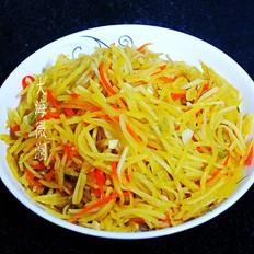 素炒土豆丝的做法-家常味炒菜谱