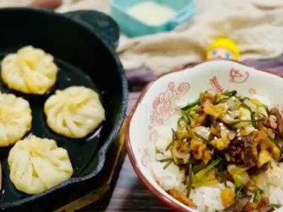 黄磊同款猪油渣拌饭的做法-咸鲜味煎菜谱