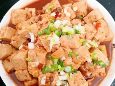 家常麻婆豆腐的做法-麻辣味炒菜谱
