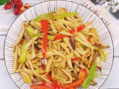 辣炒杏鲍菇的做法-香辣味炒菜谱