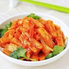 辣炒年糕的做法-酸甜味炒菜谱
