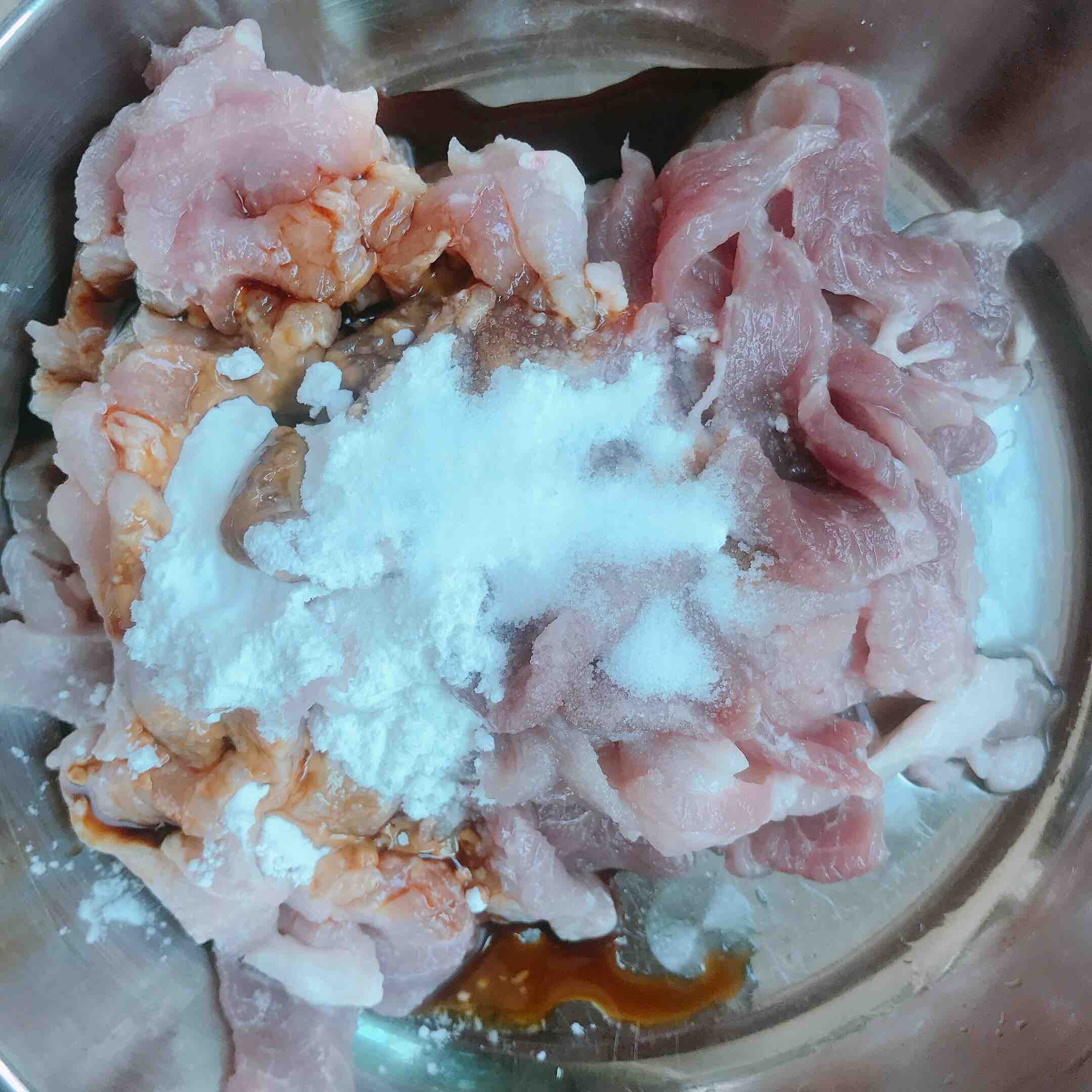 鸡蛋干炒肉片的做法-咸鲜味炒菜谱