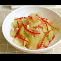 凉拌西瓜翠的做法-酸辣味腌菜谱