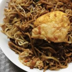 绿豆芽鸡蛋炒面的做法-家常味炒菜谱