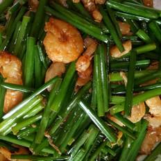 韭菜花炒虾仁的做法-咸鲜味炒菜谱