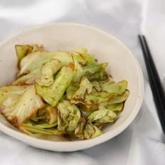 铸铁锅版干锅手撕包菜的做法-酸辣味干锅菜谱