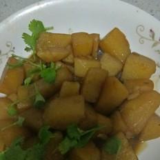 红烧土豆块的做法-酱香味烧菜谱