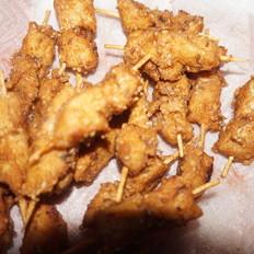 谷雨孜然香辣牙签肉的做法-香辣味炸菜谱