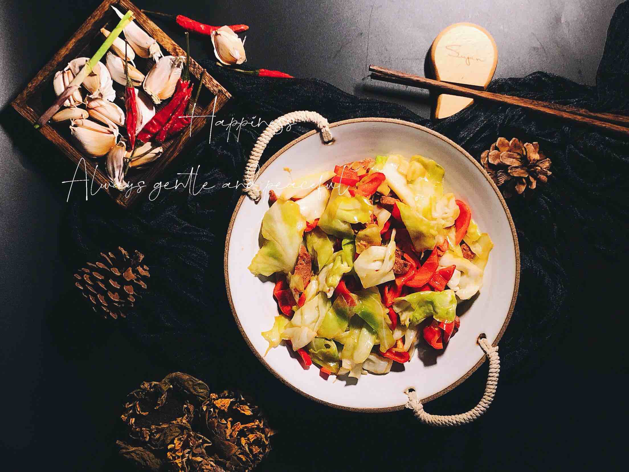 牛肉肠之烩三鲜的做法-家常味炒菜谱