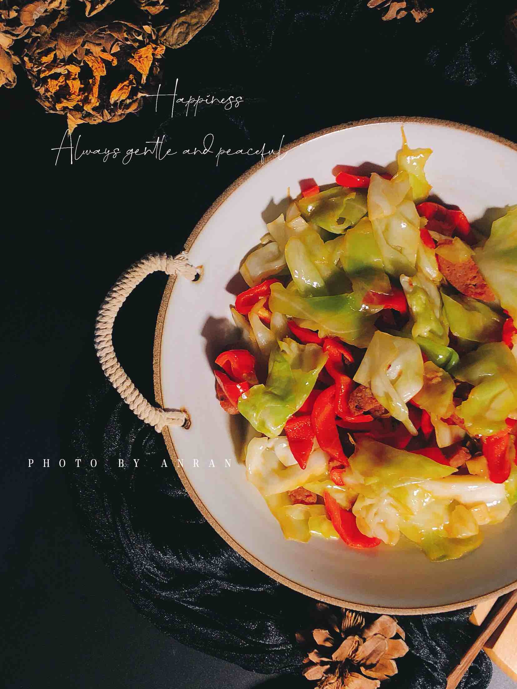 牛肉肠之烩三鲜的做法-家常味炒菜谱