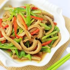 毛芹菜炒牛肚的做法-家常味炒菜谱