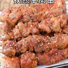 香辣孜然羊肉串的做法-香辣味烤菜谱