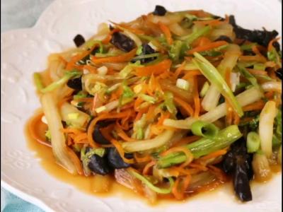 素菜小炒的做法-家常味炒菜谱