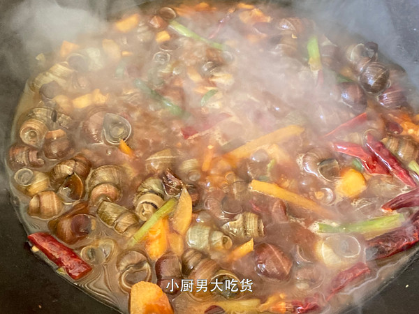 夜宵摊的《香辣田螺》的做法-香辣味炒菜谱