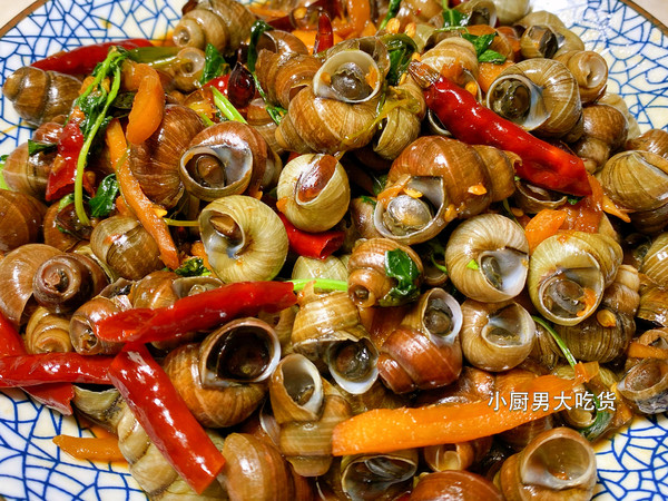 夜宵摊的《香辣田螺》的做法-香辣味炒菜谱-易网健康养生网 夜宵摊的《香辣田螺》的做法-香辣味炒菜谱
