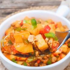 土豆烩肉末的做法-咸鲜味炒菜谱
