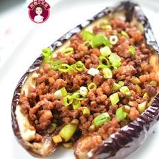 烤肉末茄子的做法-咸鲜味烤菜谱