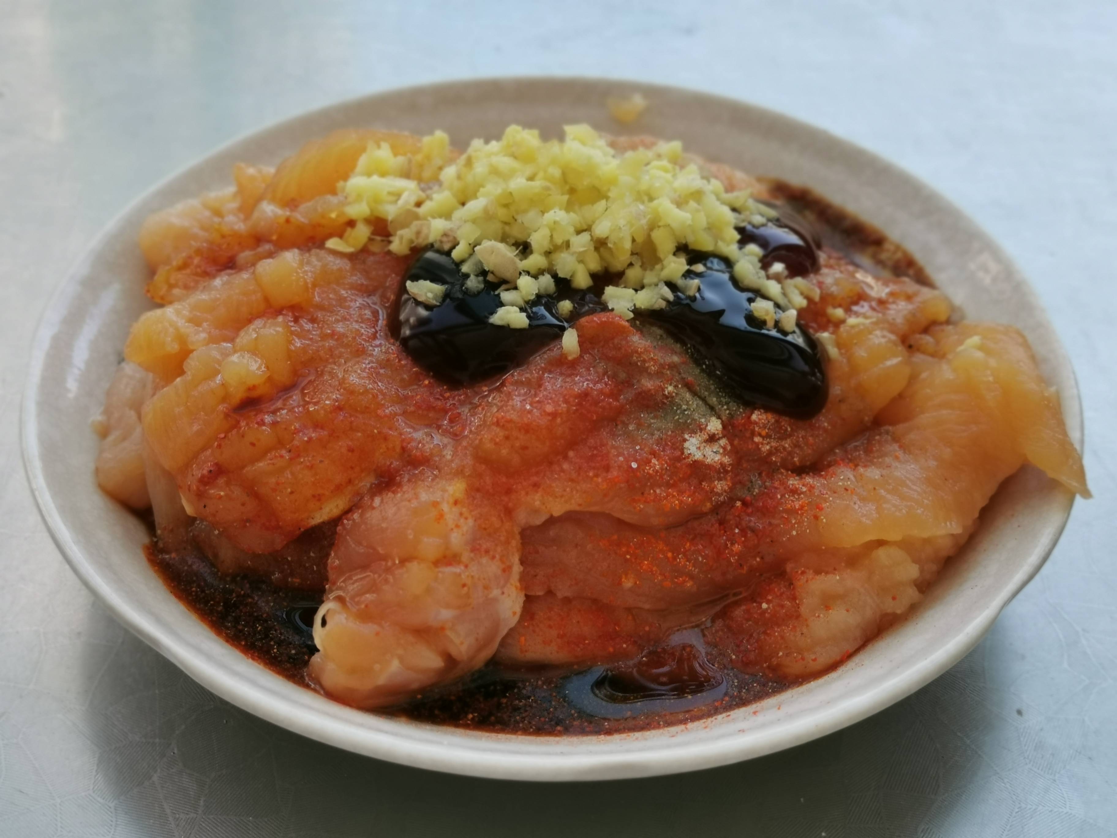 炸鸡胸肉排的做法-香辣味炸菜谱