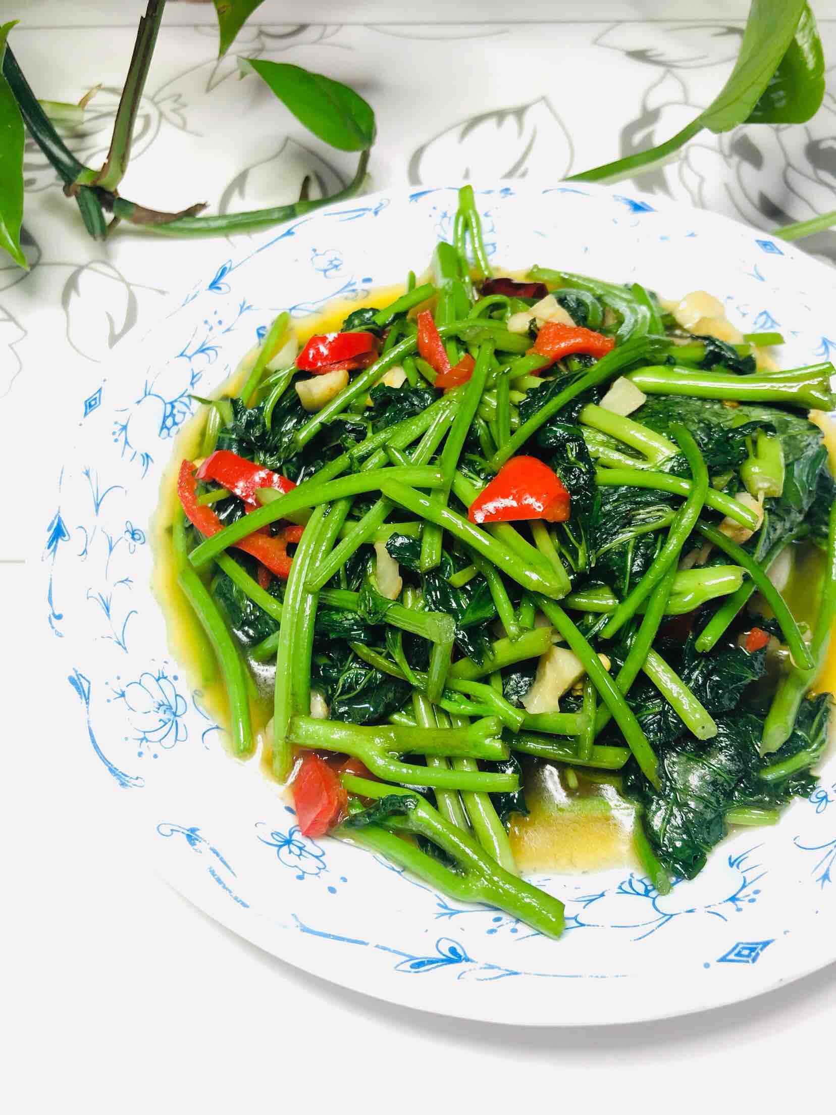 清炒长寿菜的做法-家常味炒菜谱