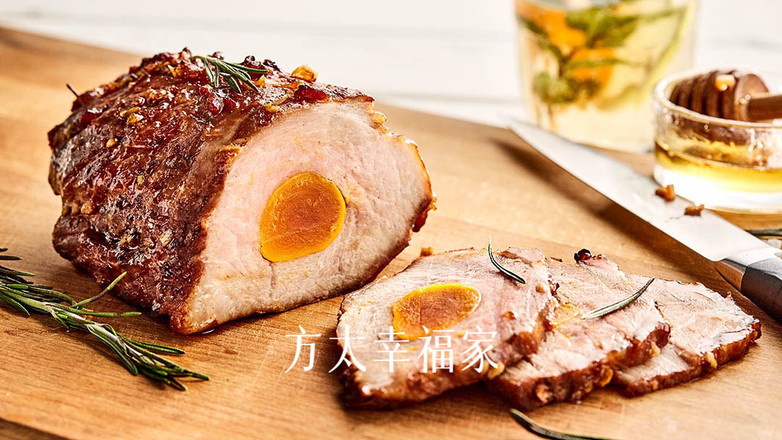 咸蛋叉烧肉的做法-家常味烤菜谱