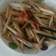 香辣藕带的做法-香辣味炒菜谱