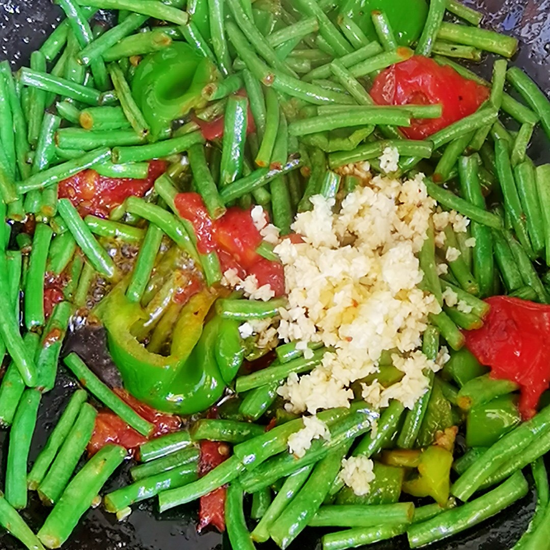 素炒豇豆角的做法-咸鲜味炒菜谱
