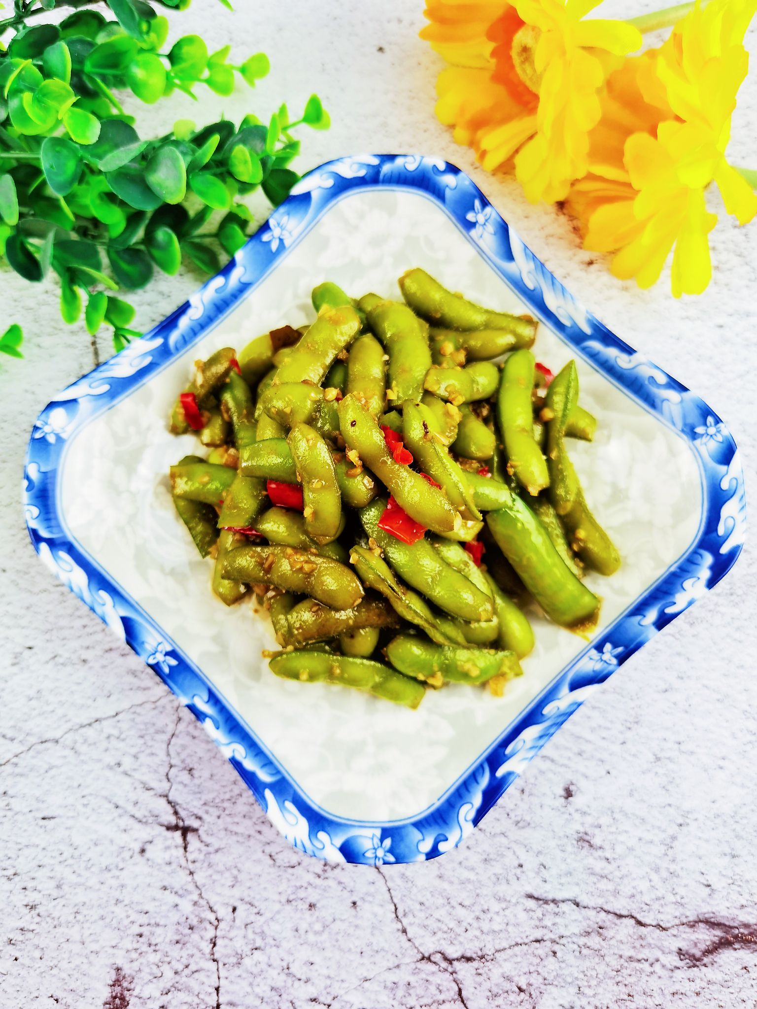 武汉毛豆的做法-咸鲜味拌菜谱
