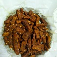 微波炉版香辣牛肉干的作法-香辣味烤菜谱
