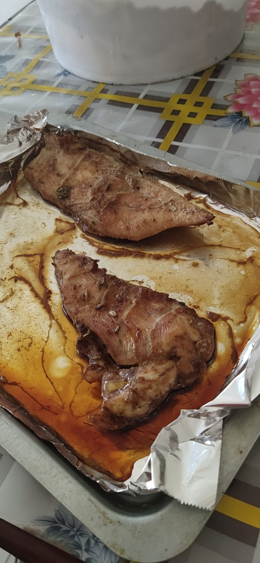 低脂版烤鸡胸的做法-咸鲜味烤菜谱