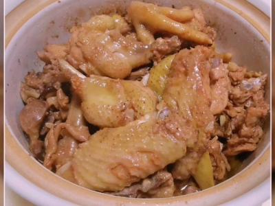沙姜鸡的作法-咸鲜味焖菜谱