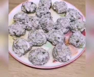 清蒸肉丸子的做法-家常味蒸食谱