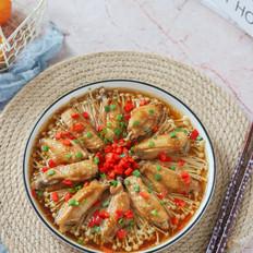 金针菇蒸鸡翅的做法-家常味蒸食谱