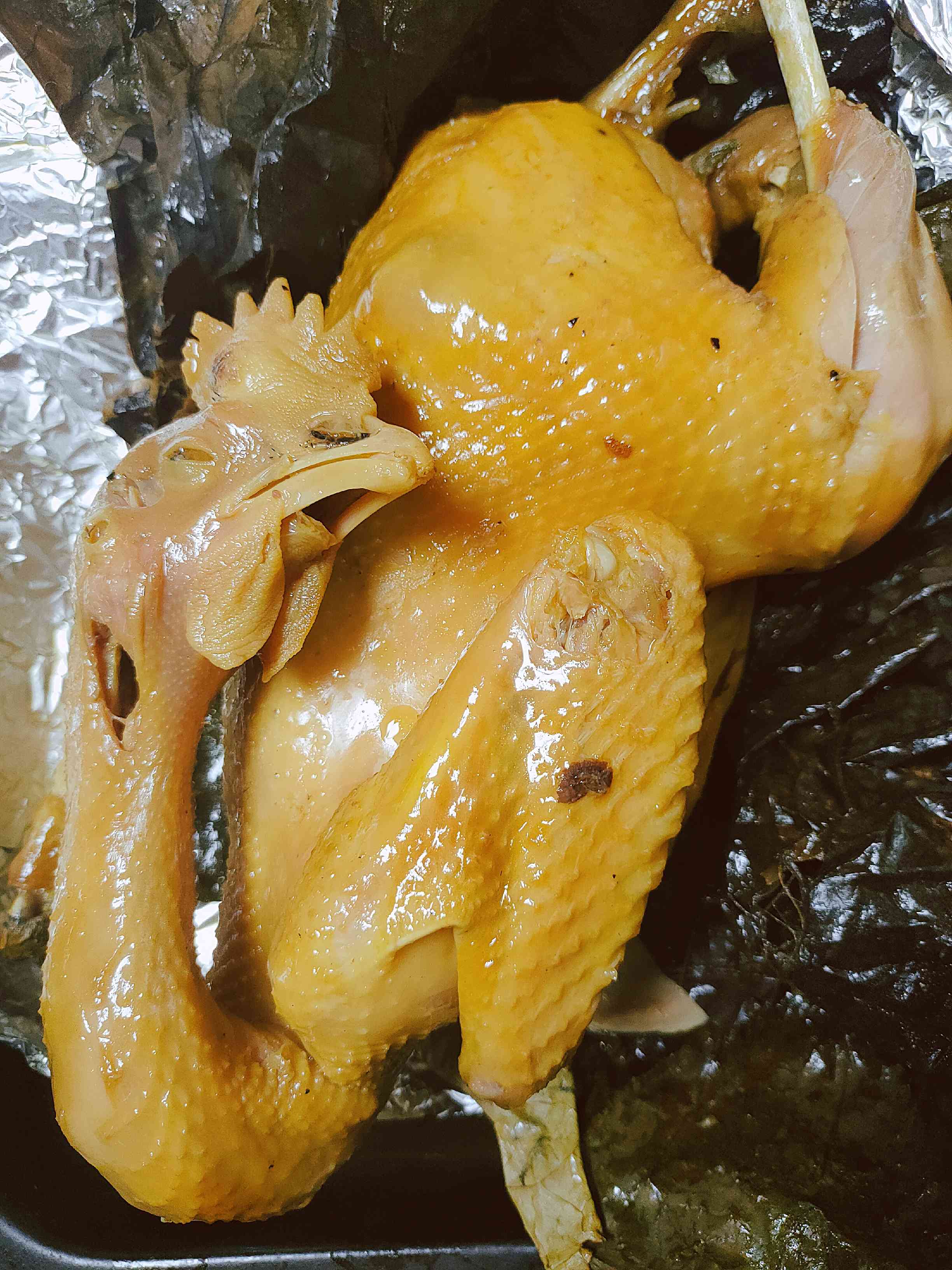 荷叶叫花鸡的做法-家常味烤菜谱