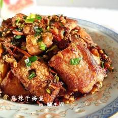 香辣干煸鱼的作法-麻辣味干煸菜谱