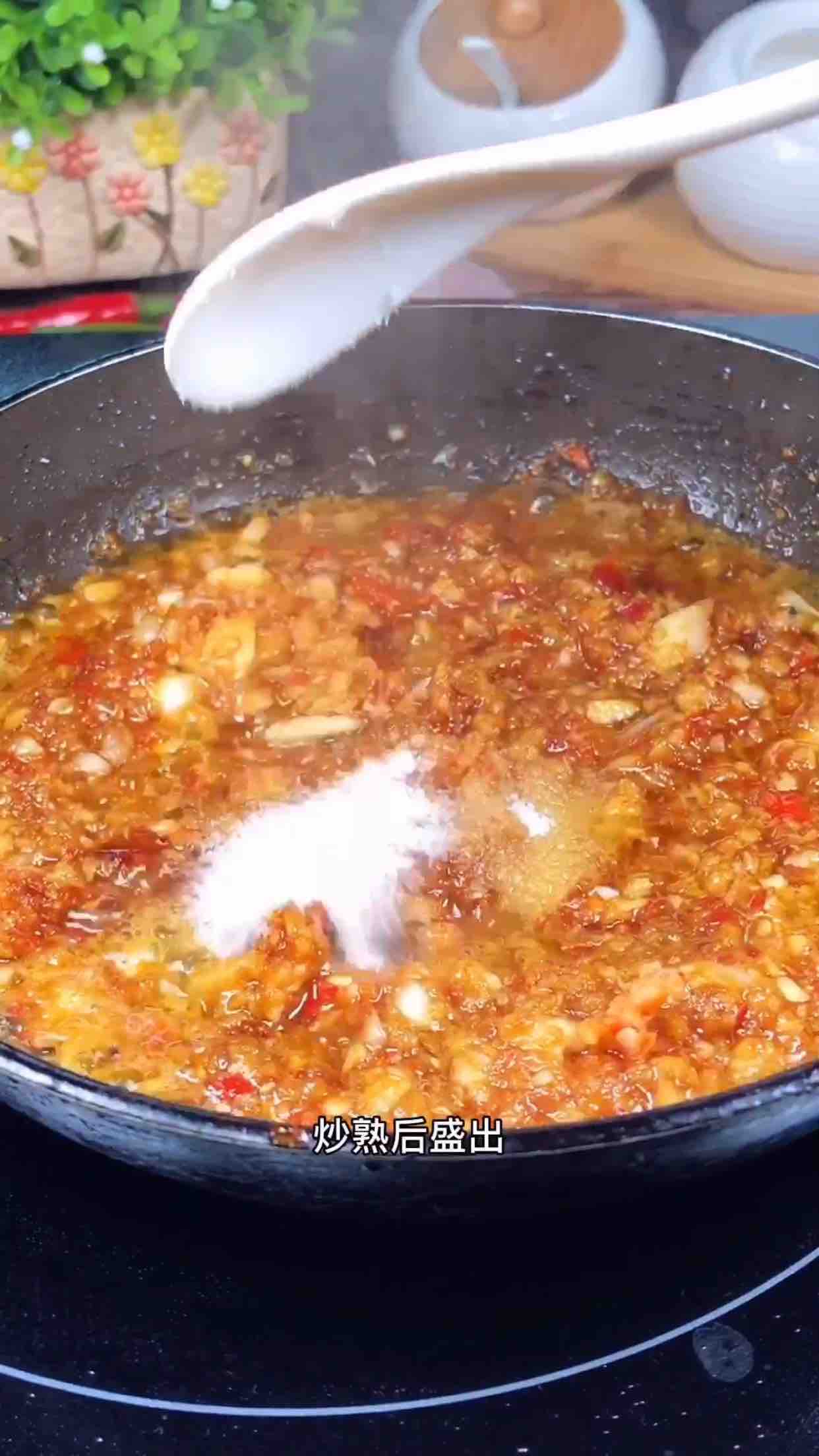 蒜蓉香菇的做法-蒜香味煎菜谱