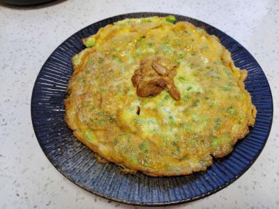 清热去火苦瓜鸡蛋饼的作法-咸鲜味煎菜谱