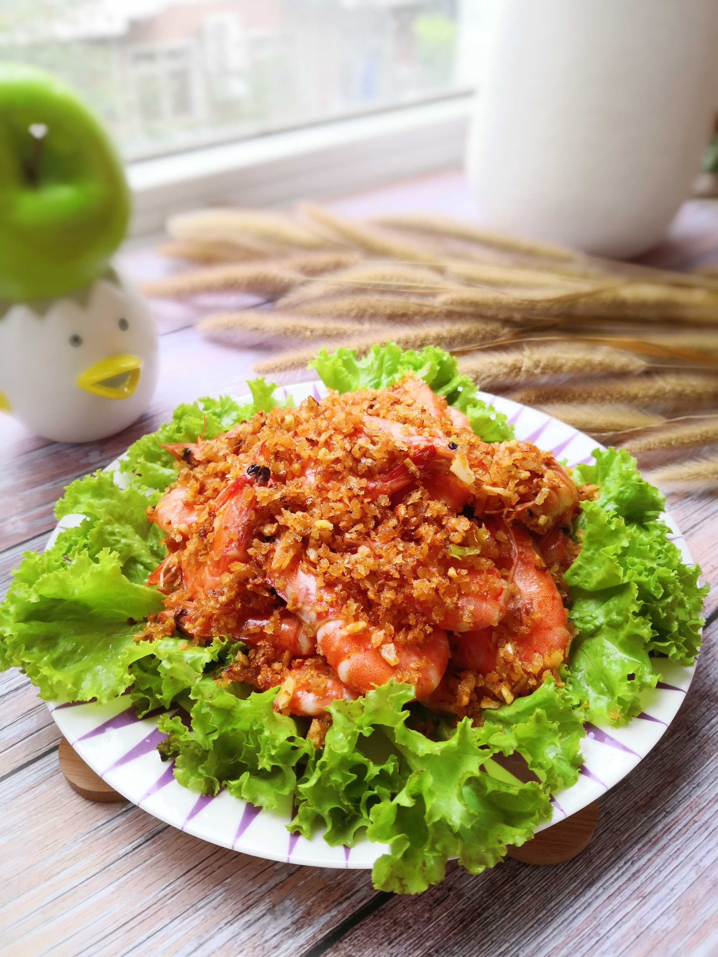 避风塘虾的做法-咸鲜味炒菜谱