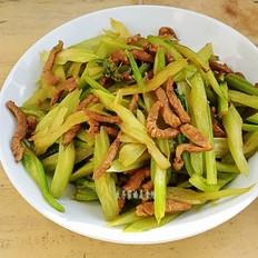 青菜炒肉丝的做法-家常味炒菜谱