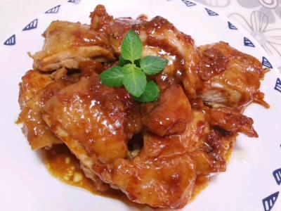 照烧鸡腿扒的作法-家常味煎菜谱