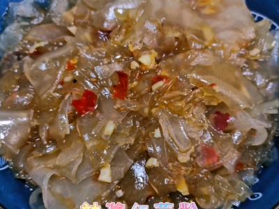 辣酱红薯粉的做法-香辣味烧菜谱