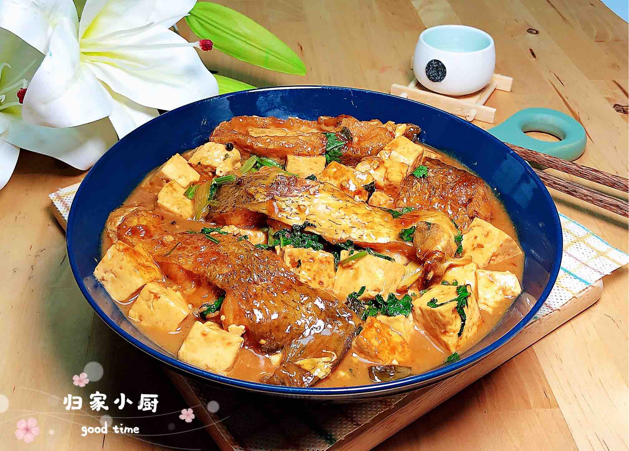 红烧鱼块豆腐的做法-咸鲜味炖菜谱
