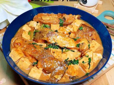 红烧鱼块豆腐的做法-咸鲜味炖菜谱